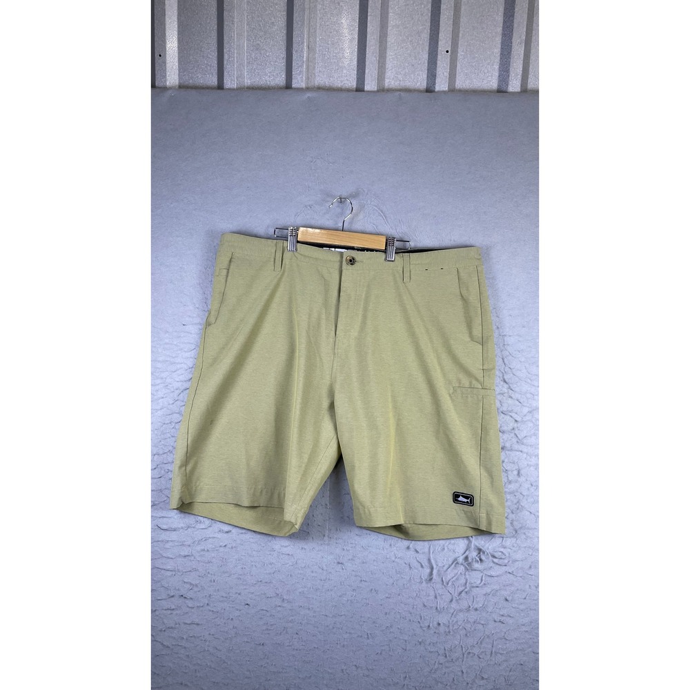 Pelagic Hybrid Shorts Mens 40 Olive Green Excellent Fishing Board Shorts